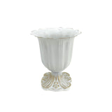 Maxbell Metal Flower Vase for Wedding Centerpiece for Birthday Living Room Party White