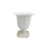 Maxbell Metal Flower Vase for Wedding Centerpiece for Birthday Living Room Party White