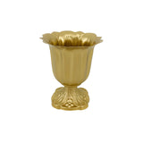 Maxbell Metal Flower Vase for Wedding Centerpiece for Birthday Living Room Party Gold