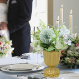 Maxbell Metal Flower Vase for Wedding Centerpiece for Birthday Living Room Party Gold