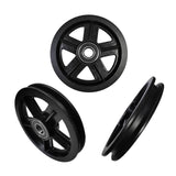 Maxbell 2x Durable Sliding Barn Door Pulleys Roller Wheels Hardware Door Runner