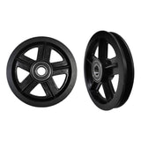 Maxbell 2x Durable Sliding Barn Door Pulleys Roller Wheels Hardware Door Runner
