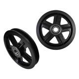 Maxbell 2x Durable Sliding Barn Door Pulleys Roller Wheels Hardware Door Runner