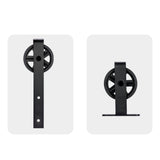 Maxbell 2x Durable Sliding Barn Door Pulleys Roller Wheels Hardware Door Runner