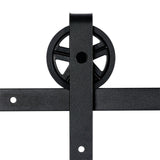 Maxbell 2x Durable Sliding Barn Door Pulleys Roller Wheels Hardware Door Runner