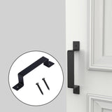 Maxbell Carbon Steel Barn Door Handle with Screws for Living Room Kitchen Shed