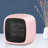 Maxbell Mini Personal Heater 800W PTC Ceramic Home Bedroom Pink