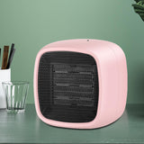 Maxbell Mini Personal Heater 800W PTC Ceramic Home Bedroom Pink