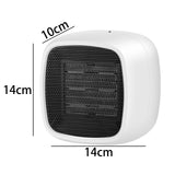 Maxbell Space Heater PTC Ceramic Portable Adjustable for Indoor Desktop Office White