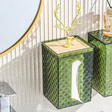 Maxbell Wall Mounted Tissue Box Paper Box for Night Stand  Green Elk