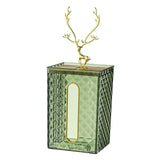 Maxbell Wall Mounted Tissue Box Paper Box for Night Stand  Green Elk