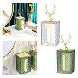 Maxbell Wall Mounted Tissue Box Paper Box for Night Stand  Green Elk
