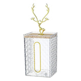 Maxbell Wall Mounted Tissue Box Paper Box for Night Stand Transparent Elk