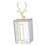 Maxbell Wall Mounted Tissue Box Paper Box for Night Stand Transparent Elk