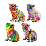 Maxbell Modern Dog Sculptures Artwork for Living Room Wine Cabinet Decoration Graffiti