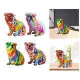 Maxbell Modern Dog Sculptures Artwork for Living Room Wine Cabinet Decoration Graffiti