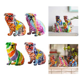 Maxbell Modern Dog Sculptures Artwork for Living Room Wine Cabinet Decoration Graffiti