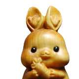 Maxbell Rabbit Statue Bunny Figurine Sculpture for Photography Props Car Decoration