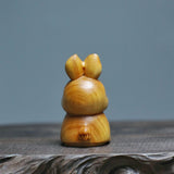 Maxbell Rabbit Statue Bunny Figurine Sculpture for Photography Props Car Decoration