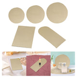 Maxbell 3x Photo Props Decorative Mirror Plate Mirror Reflection Board Reflector 10cm