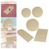 Maxbell 3x Photo Props Decorative Mirror Plate Mirror Reflection Board Reflector 10cm