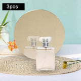 Maxbell 3x Photo Props Decorative Mirror Plate Mirror Reflection Board Reflector 14cm