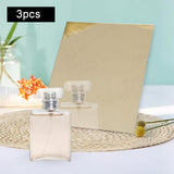 Maxbell 3x Photo Props Decorative Mirror Plate Mirror Reflection Board Reflector 14cmx21cm