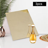 Maxbell 3x Photo Props Decorative Mirror Plate Mirror Reflection Board Reflector 14cmx21cm