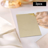 Maxbell 3x Photo Props Decorative Mirror Plate Mirror Reflection Board Reflector 14cmx21cm