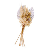 Maxbell Natural Dried Wedding Flower Livingroom Home Boho Dried Pampas Grass Bouquet Silver