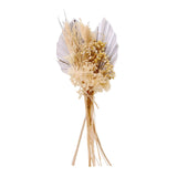 Maxbell Natural Dried Wedding Flower Livingroom Home Boho Dried Pampas Grass Bouquet Silver
