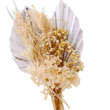 Maxbell Natural Dried Wedding Flower Livingroom Home Boho Dried Pampas Grass Bouquet Silver