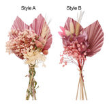 Maxbell Real Dried Palm Leaves Bouquet Leaves Dried Flower for Party Style A