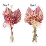 Maxbell Real Dried Palm Leaves Bouquet Leaves Dried Flower for Party Style A