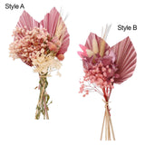 Maxbell Real Dried Palm Leaves Bouquet Leaves Dried Flower for Party Style A