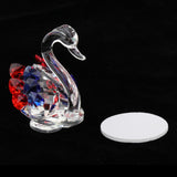 Maxbell Maxbell Statues Sculptures Birthday Anniversary Party Swan Crystak Figurines Home Blue Red