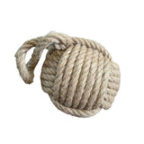 Maxbell Rope Knot Door Stop Sailors Knot Hessian Novelty Old Style for Beach House beige