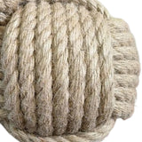 Maxbell Rope Knot Door Stop Sailors Knot Hessian Novelty Old Style for Beach House beige