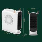 Maxbell Space Heater Household Silent for Bedroom Home Tabletop White