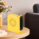 Maxbell Space Heater Household Silent for Bedroom Home Tabletop Yellow