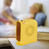Maxbell Space Heater Household Silent for Bedroom Home Tabletop Yellow
