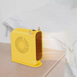 Maxbell Space Heater Household Silent for Bedroom Home Tabletop Yellow