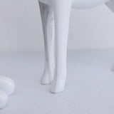 Maxbell Modern Couple Deer Statue Figurine Sculpture for Living Room Home Ornament White
