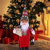 Maxbell Santa Claus Decoration Santa Claus Doll for Gift Tabletop Indoor StyleE