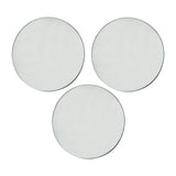 Maxbell 3Pcs Solid Mirror Plate Photo Props Ornament Art decor for Protection Round14cm