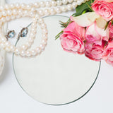 Maxbell 3Pcs Solid Mirror Plate Photo Props Ornament Art decor for Protection Round18cm