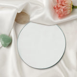 Maxbell 3Pcs Solid Mirror Plate Photo Props Ornament Art decor for Protection Round18cm