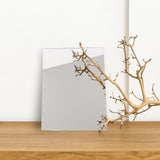 Maxbell 3Pcs Solid Mirror Plate Photo Props Ornament Art decor for Protection 14x21cm