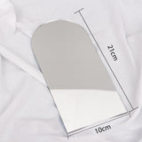 Maxbell 3Pcs Solid Mirror Plate Photo Props Ornament Art decor for Protection 10x21cm