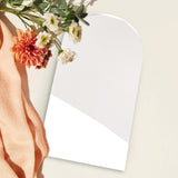 Maxbell 3Pcs Solid Mirror Plate Photo Props Ornament Art decor for Protection 10x21cm